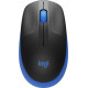Миша Logitech M190, Blue/Black, USB, бездротова, оптична, 1000 dpi, 3 кнопки, 1xAA (910-005907)