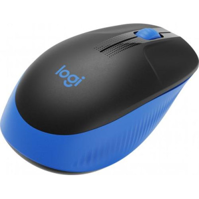Миша Logitech M190, Blue/Black, USB, бездротова, оптична, 1000 dpi, 3 кнопки, 1xAA (910-005907)