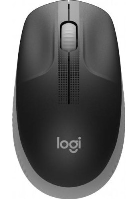 Миша Logitech M190, Grey/Black, USB, бездротова, оптична, 1000 dpi, 3 кнопки, 1xAA (910-005906)