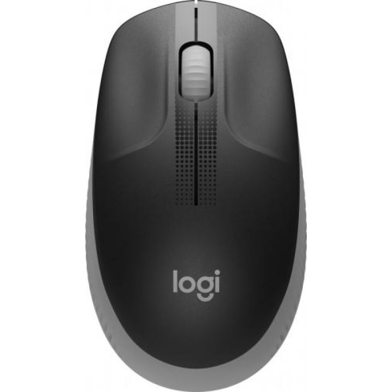 Миша Logitech M190, Grey/Black, USB, бездротова, оптична, 1000 dpi, 3 кнопки, 1xAA (910-005906)