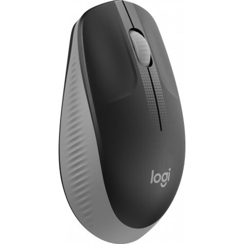 Миша Logitech M190, Grey/Black, USB, бездротова, оптична, 1000 dpi, 3 кнопки, 1xAA (910-005906)