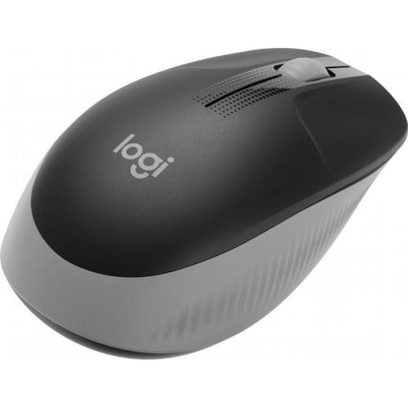 Миша Logitech M190, Grey/Black, USB, бездротова, оптична, 1000 dpi, 3 кнопки, 1xAA (910-005906)