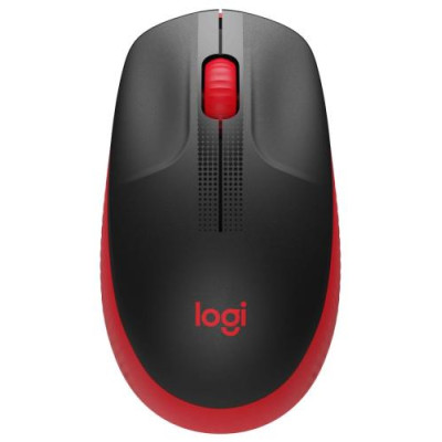 Миша Logitech M190, Red/Black, USB, бездротова, оптична, 1000 dpi, 3 кнопки, 1xAA (910-005908)