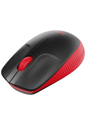 Миша Logitech M190, Red/Black, USB, бездротова, оптична, 1000 dpi, 3 кнопки, 1xAA (910-005908)