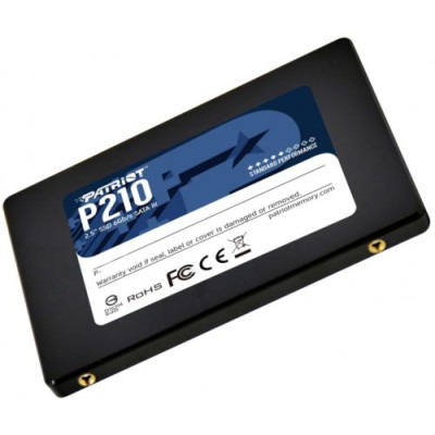 Твердотільний накопичувач SSD 128Gb, Patriot P210, SATA3, 2.5`, 3D TLC, 450/350 МБ/с (P210S128G25)