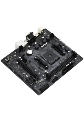 Мат.плата AM4 (A520) ASRock A520M-HDV, A520, 2xDDR4, Int.Video(CPU), 4xSATA3, 1xM.2, 1xPCI-E 16x 3.0, 1xPCI-E 1x 3.0, ALC887, RTL8111H, 6xUSB3.2/6xUSB2.0, VGA/DVI-D/HDMI, MicroATX