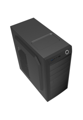 Корпус GameMax MT524-NP-U3 Black, без БЖ, Mid Tower, ATX / Micro ATX / Mini ITX, 1хUSB 2.0, 1хUSB 3.0, 0.4 мм, 3.0 кг (MT524-NP-U3)