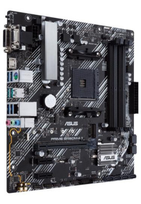 Мат.плата AM4 (B450) Asus PRIME B450M-A II, B450, 4xDDR4, Int.Video(CPU), 6xSATA3, 1xM.2, 1xPCI-E 16x 3.0, 2xPCI-E 1x 2.0, ALC887, RTL8111H, 8xUSB3.2/4xUSB2.0, VGA/DVI-D/HDMI, mATX