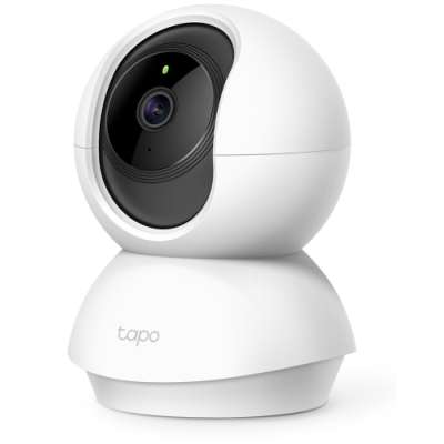 IP камера TP-Link Tapo C200, White, 2 Мп(1920x1080/15 fps), 1/2.8"CMOS,H.264, f/2.4, f=4 мм,WiFi (2.4 GHz), кут огляду до 360°/ 114° по горизонталі/вертикалі, день/ніч,ІЧ-підсвічування 850 нм до 9 м,двосторонній аудіозв'язок,microSD, iOS 10+ / Androi