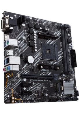 Мат.плата AM4 (B450) Asus PRIME B450M-K II, B450, 2xDDR4, Int.Video(CPU), 4xSATA3, 1xM.2, 1xPCI-E 16x 3.0, 2xPCI-E 1x 2.0, ALC887, RTL8111H, 6xUSB3.2/6xUSB2.0, VGA/DVI-D/HDMI, MicroATX