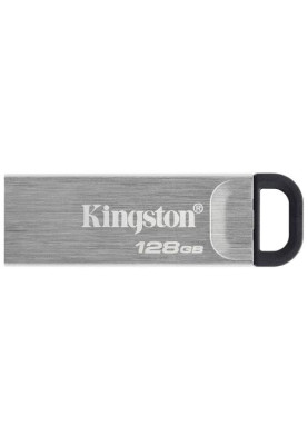 Флеш накопичувач USB 128Gb Kingston DataTraveler Kyson, Silver, USB 3.2 Gen 1, до 200/60 МБ/с (DTKN/128GB)