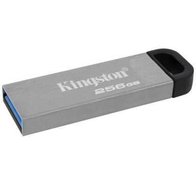 Флеш накопичувач USB 256Gb Kingston DataTraveler Kyson, Silver, USB 3.2 Gen 1, до 200/60 МБ/с (DTKN/256GB)