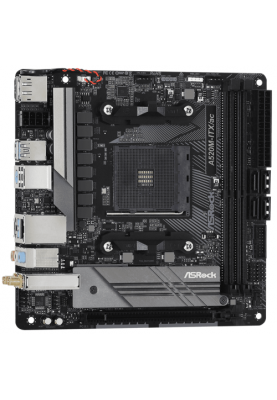 Мат.плата AM4 (A520) ASRock A520M-ITX/ac, A520, 2xDDR4, Int.Video(CPU), 4xSATA3, 1xM.2, 1xPCI-E 16x 3.0, 1xM.2 (Key E), ALC887, RTL8111H, WiFi ac, Bluetooth 4.2, 6xUSB3.2/4xUSB2.0, HDMI/DP, Mini-ITX