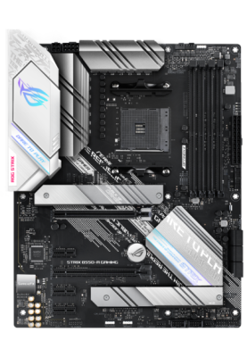 Мат.плата AM4 (B550) Asus ROG STRIX B550-A GAMING, B550, 4xDDR4, CrossFire, Int.Video(CPU), 6xSATA3, 2xM.2, 1xPCI-E 16x 4.0, 1xPCI-E 16x 3.0, 3xPCI-E 1x 3.0, ROG SupremeFX, I225-V, 8xUSB3.2/6xUSB2.0, HDMI/DP, ATX
