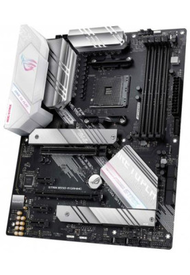Мат.плата AM4 (B550) Asus ROG STRIX B550-A GAMING, B550, 4xDDR4, CrossFire, Int.Video(CPU), 6xSATA3, 2xM.2, 1xPCI-E 16x 4.0, 1xPCI-E 16x 3.0, 3xPCI-E 1x 3.0, ROG SupremeFX, I225-V, 8xUSB3.2/6xUSB2.0, HDMI/DP, ATX