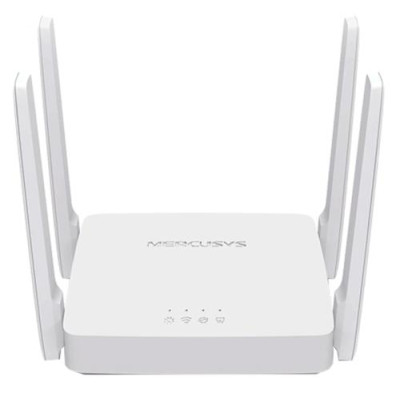 Роутер Mercusys AC10 Wi-Fi 802.11b/g/a/n/ac, 2x10/100M LAN, 1x10/100 WAN, 4 зовнішні антени