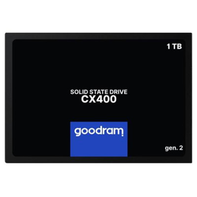Твердотільний накопичувач SSD 1Tb, Goodram CX400 (Gen.2), SATA3, 2.5", TLC 3D, 550/500 МБ/с (SSDPR-CX400-01T-G2)