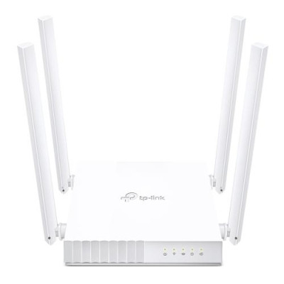 Роутер TP-LINK Archer C24, White, Wi-Fi 802.11a/b/g/n/ac, до 733 Mb/s, 2.4/5GHz, 4x10/100 Mb/s, RJ45 10/100Mb/s, 4 зовнішні незнімні антенни