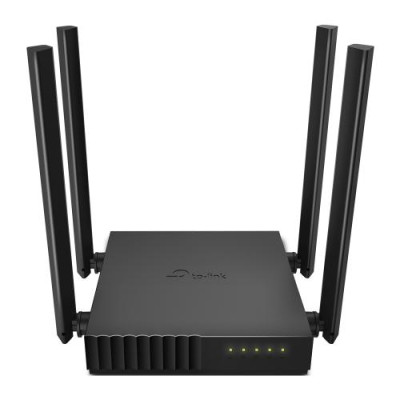 Роутер TP-LINK Archer C54, Black, Wi-Fi 802.11a/b/g/n/ac, до 1167 Mb/s, 2.4/5GHz, 4x10/100 Mb/s, RJ45 10/100Mb/s, 4 зовнішні незнімні антенни