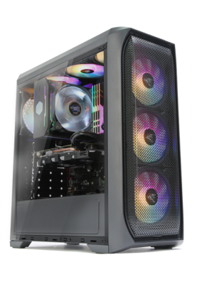 Корпус Zalman N5 MF Black, без БЖ, Mid Tower, для ATX / Micro ATX / Mini ITX, 2xUSB 2.0, 1xUSB 3.0, 4x120 мм RGB Fan, бічна панель з акрилу