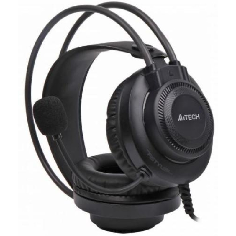 Навушники A4Tech Fstyler FH200U, Grey, мікрофон, USB, накладні, кабель 2 м