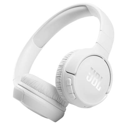 Навушники бездротові JBL Tune 510BT, White, Bluetooth, мікрофон, акумулятор 450 mAh, технологія "Pure Bass", пульт керування на чашці, підтримка Siri та Google Now (JBLT510BTWHTEU)