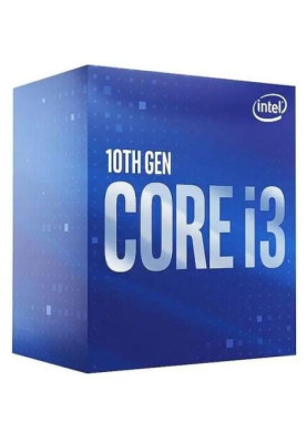 Процесор Intel Core i3 (LGA1200) i3-10105, Box, 4x3.7 GHz (Turbo Boost 4.4 GHz), L3 6Mb, UHD Graphics 630 (1100 MHz), Comet Lake, 14 nm, TDP 65W (BX8070110105)