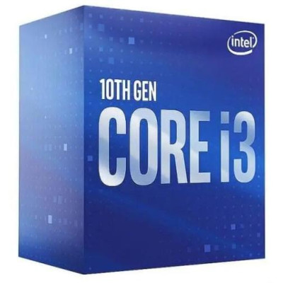 Процесор Intel Core i3 (LGA1200) i3-10105, Box, 4x3.7 GHz (Turbo Boost 4.4 GHz), L3 6Mb, UHD Graphics 630 (1100 MHz), Comet Lake, 14 nm, TDP 65W (BX8070110105)