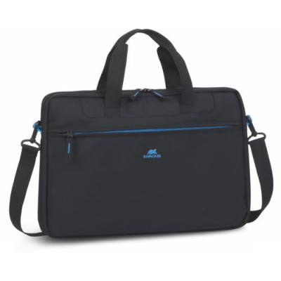 Сумка для ноутбука 15.6" RivaCase Regent, Black, поліестер, 420x290x55 мм (8037)