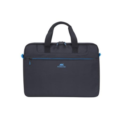 Сумка для ноутбука 15.6" RivaCase Regent, Black, поліестер, 420x290x55 мм (8037)