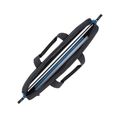 Сумка для ноутбука 15.6" RivaCase Regent, Black, поліестер, 420x290x55 мм (8037)