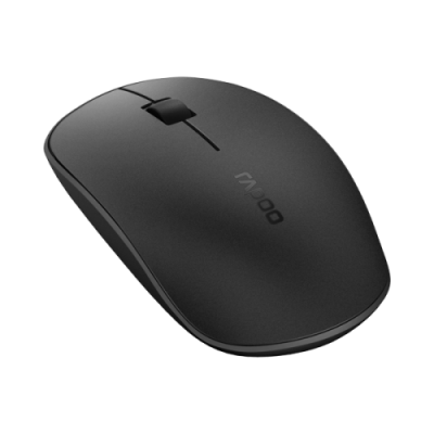 Миша бездротова Rapoo M200 Silent, Gray, Bluetooth / 2.4 GHz, оптична, 1000 dpi, 3 кнопки, 1xAA