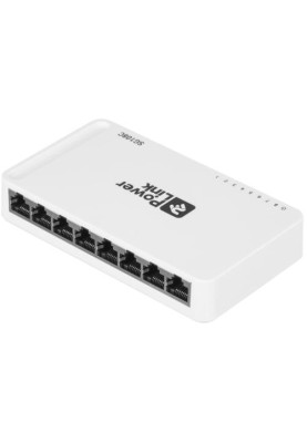 Комутатор 2E PowerLink SG108C, White, некерований, 8x10/100/1000BaseT