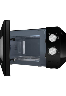Мікрохвильова піч Gorenje MO20E1B, Black, 800W, 20 л, 5 рівнів потужності, керування механічне, 3 програм приготування