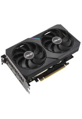 Відеокарта GeForce RTX 3060, Asus, DUAL OC V2, 12Gb GDDR6, 192-bit, HDMI/3xDP, 1867/15000 MHz, 8-pin (DUAL-RTX3060-O12G-V2)