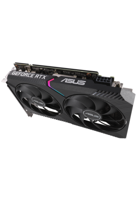 Відеокарта GeForce RTX 3060, Asus, DUAL OC V2, 12Gb GDDR6, 192-bit, HDMI/3xDP, 1867/15000 MHz, 8-pin (DUAL-RTX3060-O12G-V2)