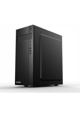 Корпус 2E ALFA Black, без БЖ, Mid Tower, для ATX / Micro ATX, 1хUSB 3.0, 2хUSB 2.0, 191x418x358 мм, 2.5 кг (2E-E185)