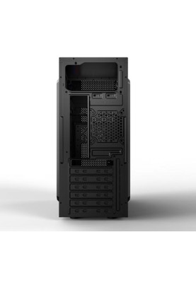 Корпус 2E ALFA Black, без БЖ, Mid Tower, для ATX / Micro ATX, 1хUSB 3.0, 2хUSB 2.0, 191x418x358 мм, 2.5 кг (2E-E185)