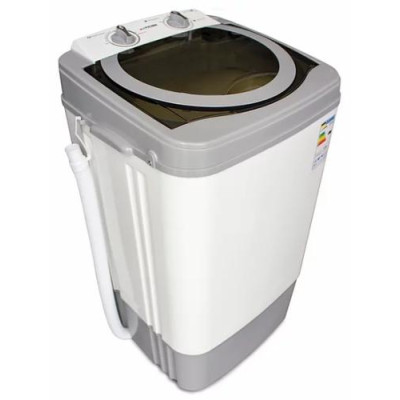 Пральна машина напівавтоматична PRIME Technics PWA 701 SG, White/Gray, 7кг, 1 програма, 1 бак, 300 об/хв, A, 80x40x45см