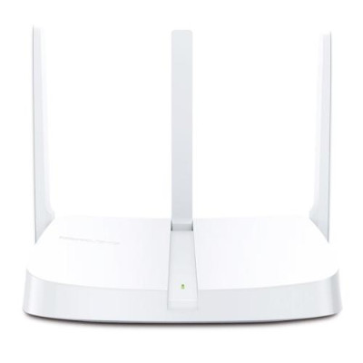 Роутер Mercusys MW306R Wi-Fi 802.11n, 300Mb, 3 LAN 10/100Mb, режим точки доступу, швидке налаштування безпеки