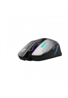 Миша Bloody W60 Max, Gun Grey, USB, оптична (сенсор MAX BC3332-A), 100-10000 dpi, RGB підсвічування (5 режимів), 10 кнопок, ножки X'Glide, 1.8 м