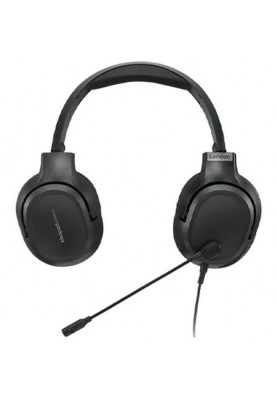 Навушники Lenovo ideapad Gaming Headset H100, Black, 3.5 мм, мікрофон, 32 Ом, 110 дБ, 1.8 м (GXD1C67963)