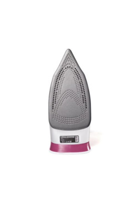 Праска Holmer HIТ-2640, White/Pink, 2600W, кераміка, паровий удар 140 г/хв, постійна подача пари 40 г/хв, вертикальне відпарювання, очищення від накипу