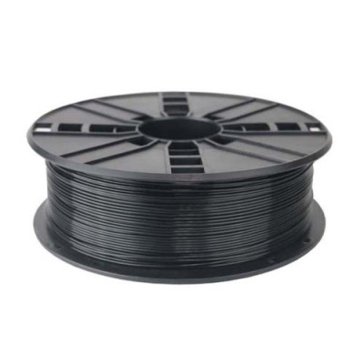 Пластик для 3D друку Gembird, PLA, Black, 1.75 мм, 1 кг (3DP-PLA1.75-01-BK)