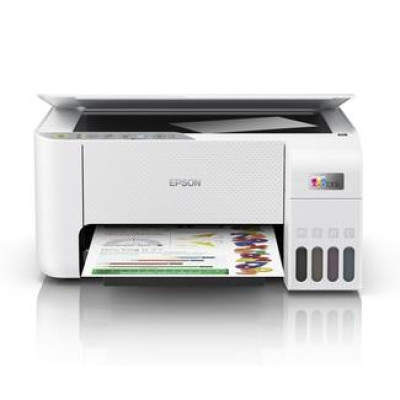 БФП струменевий колірний A4 Epson L3256, White, WiFi, 5760х1440 dpi, до 33/15 стор/хв, USB, вбудовані СБПЧ, чорнило Epson 103 (C11CJ67414)