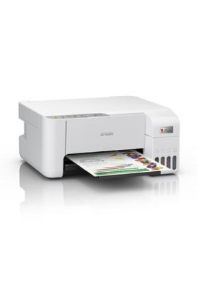 БФП струменевий кольоровий A4 Epson L3256, White, WiFi, 5760х1440 dpi, до 33/15 стор/хв, USB, вбудоване СБПЧ, чорнило Epson 103 (C11CJ67414)