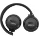 Навушники JBL Tune 510BT, Black, Bluetooth, мікрофон, технологія "Pure Bass", складний дизайн, підтримка Siri та Google Now (JBLT510BTBLKEU)