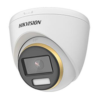 Камера зовнішня HDTVI Hikvision DS-2CE72DF3T-F (3.6 мм), 2 Мп, CMOS, 1080p/25 fps, 0.0005 Lux, день/ніч, LED підсвічування до 40 м, IP67, 110х99 мм