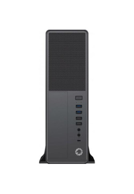 Корпус GameMax ST612-2U3-TYC Black, 300 Вт, Desktop, Micro ATX / Mini ITX, 2хUSB 3.0, 2хUSB 2.0, 1x80 мм, Type-C, 365x99x295 мм, 0.5 мм