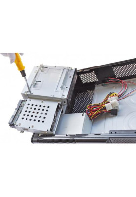 Корпус GameMax ST612-2U3-TYC Black, 300 Вт, Desktop, Micro ATX / Mini ITX, 2хUSB 3.0, 2хUSB 2.0, 1x80 мм, Type-C, 365x99x295 мм, 0.5 мм